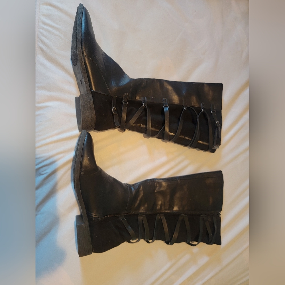 Black Boots - Size 9.5